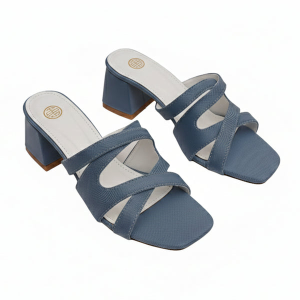 starlet HAL-0008 BLUE WOMEN HEELS