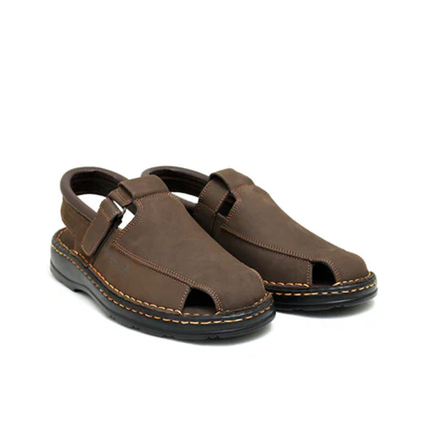 Starlet LEATHER SANDAL - 4001 EXPRSSO MEN SANDAL