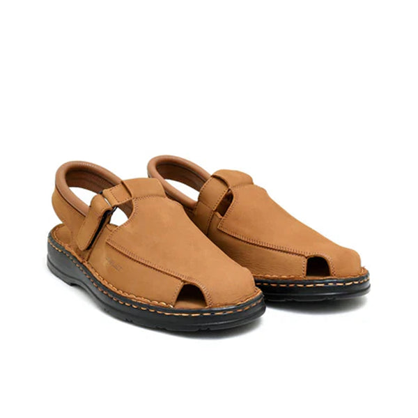 Starlet LEATHER SANDAL - 4001 MUSTARD MEN SANDAL