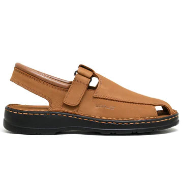 starlet LEATHER SANDAL - 4001 MUSTARD MEN SANDAL