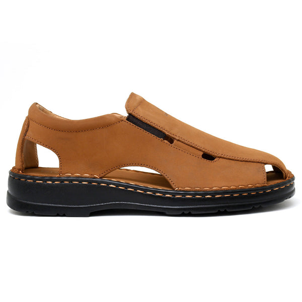 starlet LEATHER SANDAL - 4007 MUSTARD MEN SANDAL