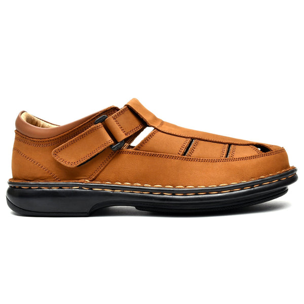 starlet LEATHER SANDAL - 5050 MUSTARD MEN SANDAL
