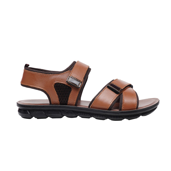 starlet LEATHER SANDAL - AK-110 TAN MEN SANDAL