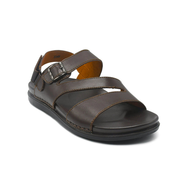 starlet LEATHER SANDAL - AR-104 BROWN MEN SANDAL