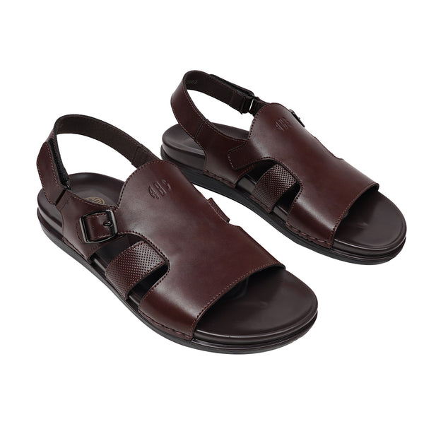 Starlet LEATHER SANDAL - AR-113 BROWN MEN SANDAL