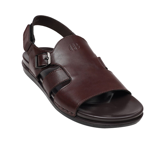 Starlet LEATHER SANDAL - AR-113 BROWN MEN SANDAL