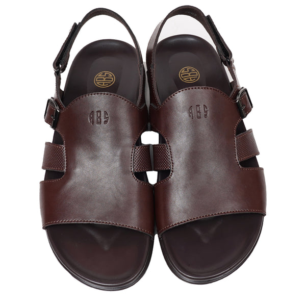 Starlet LEATHER SANDAL - AR-113 BROWN MEN SANDAL
