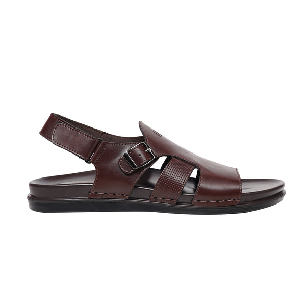starlet LEATHER SANDAL - AR-113 BROWN MEN SANDAL
