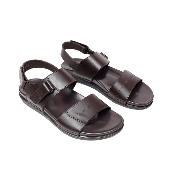starlet LEATHER SANDAL - AR-114 BROWN MEN SANDAL