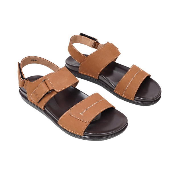 starlet LEATHER SANDAL - AR-114 MUSTARD MEN SANDAL