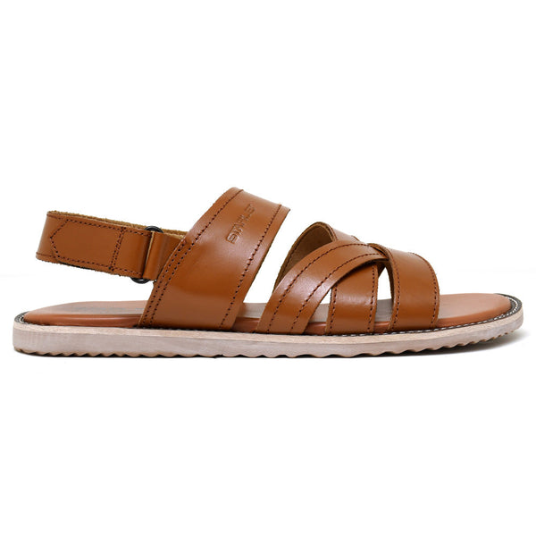 Starlet LEATHER SANDAL - GEOX-109 TAN MEN SANDAL