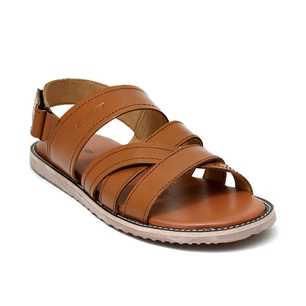 starlet LEATHER SANDAL - GEOX-109 TAN MEN SANDAL