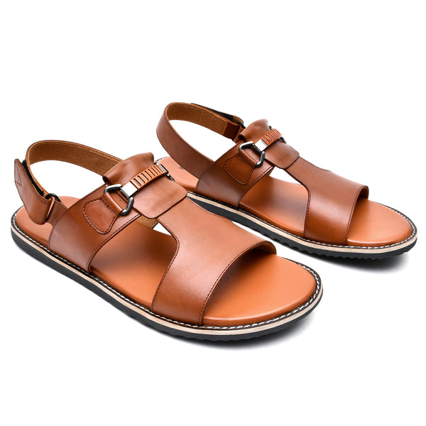 Starlet LEATHER SANDAL - GEOX-111 TAN MEN SANDAL