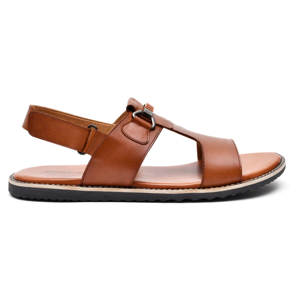 starlet LEATHER SANDAL - GEOX-111 TAN MEN SANDAL