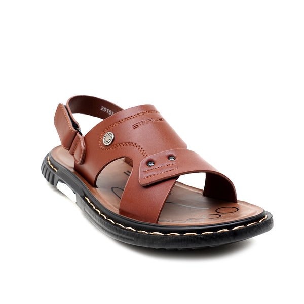 Starlet LEATHER SANDAL - JRC-101 TAN MEN SANDAL