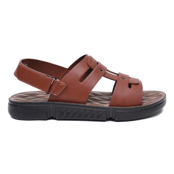 starlet LEATHER SANDAL - SPT-1222 TAN MEN SANDAL