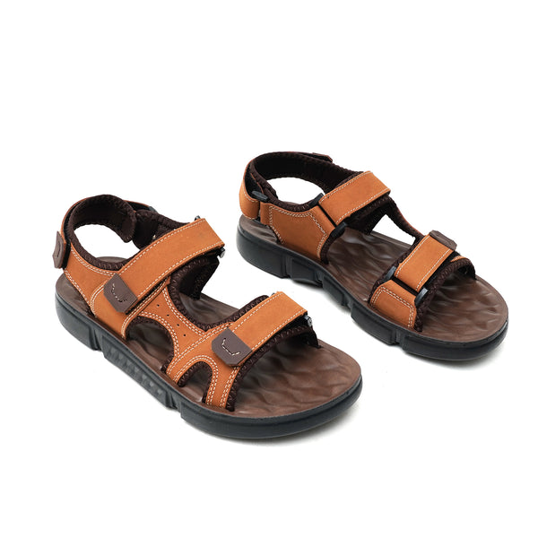 Starlet LEATHER SANDAL - SPT-1223 MUSTARD MEN SANDAL