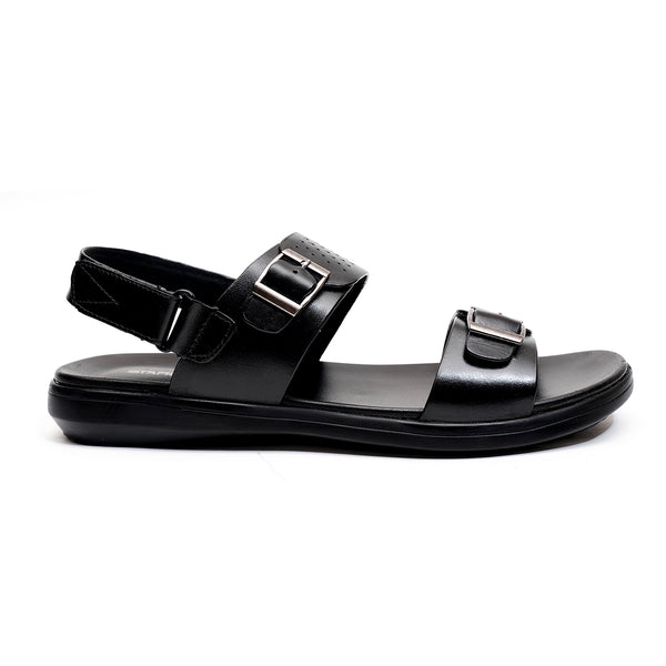 starlet LEATHER SANDAL - VCT-111 BLACK MEN SANDAL