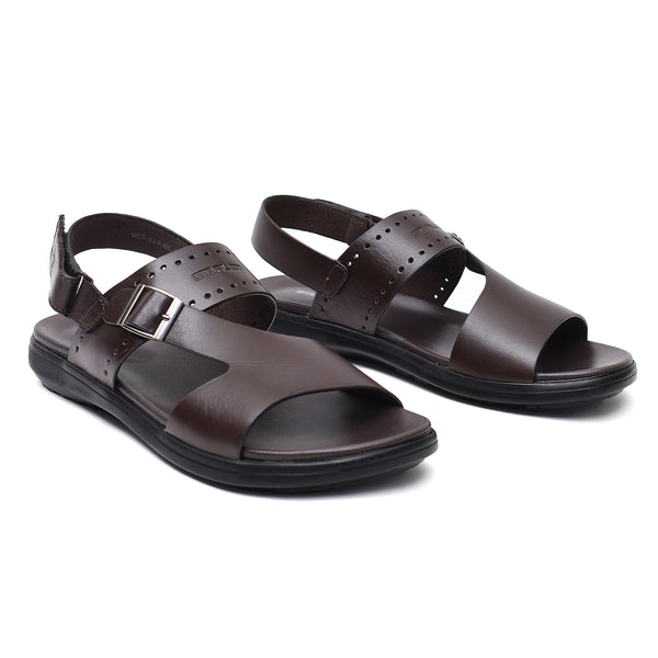Starlet LEATHER SANDAL - VCT-112 BROWN MEN SANDAL