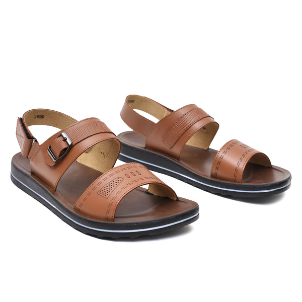 Starlet LEATHER SANDAL -WA-1842 TAN MEN SANDAL