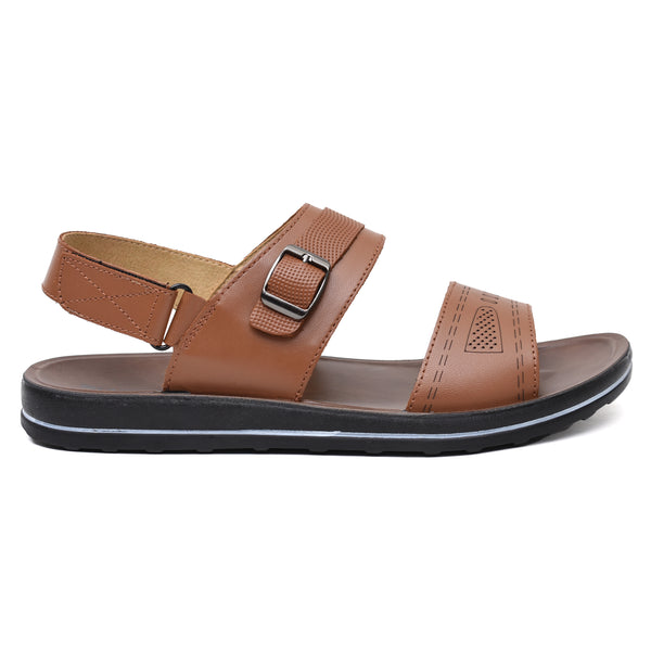 starlet LEATHER SANDAL -WA-1842 TAN MEN SANDAL