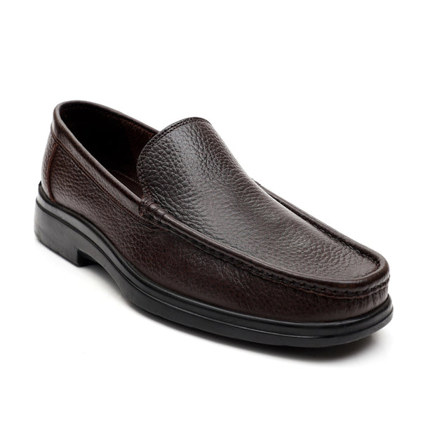 starlet LEATHER SHOES - 4531 BROWN MEN LOAFER