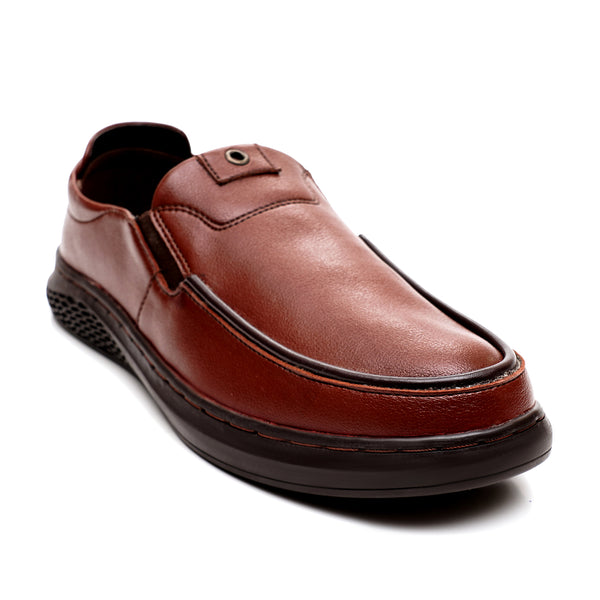 Starlet LEATHER SHOES - DRG-04 BROWN MEN CASUAL