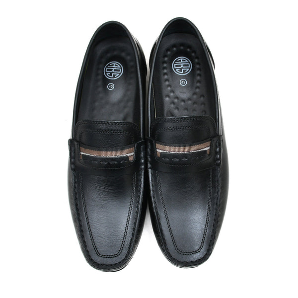 Starlet LEATHER SHOES - DRM13 - BLACK MEN LOAFER