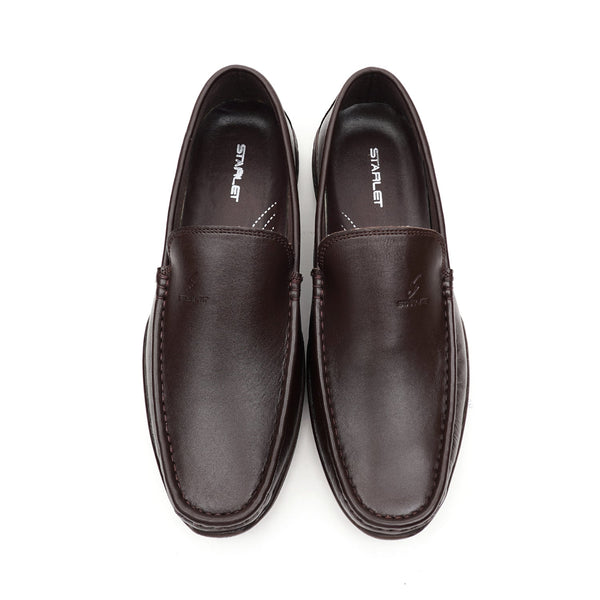Starlet LEATHER SHOES - FBL-001 BROWN MEN LOAFER