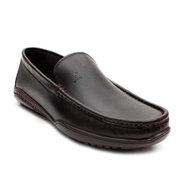 starlet LEATHER SHOES - FBL-001 BROWN MEN LOAFER