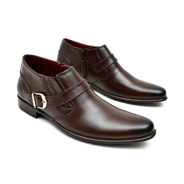 Starlet LEATHER SHOES - FCG-8064 BROWN MEN FORMAL