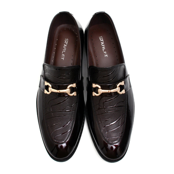 Starlet LEATHER SHOES - FCG-8065 BROWN MEN FORMAL