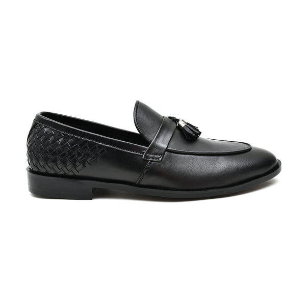 starlet LEATHER SHOES - FCG-8071 BLACK MEN FORMAL