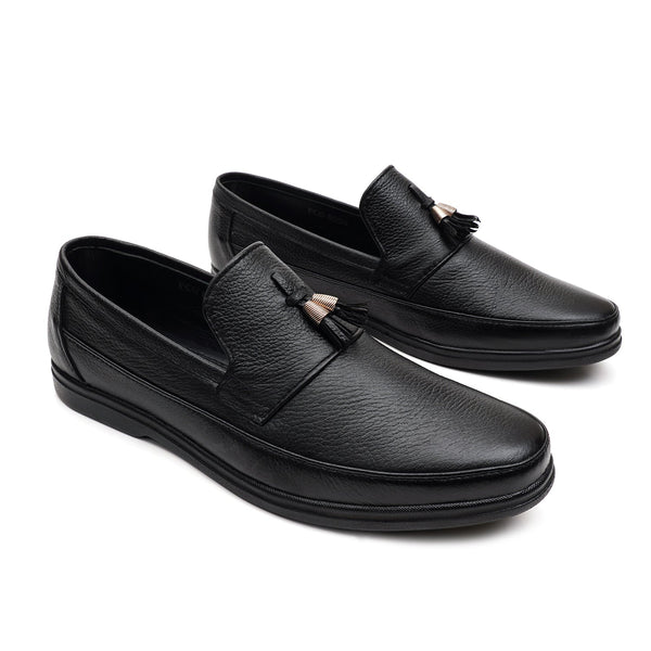 Starlet LEATHER SHOES - FCG-8094 BLACK MEN FORMAL