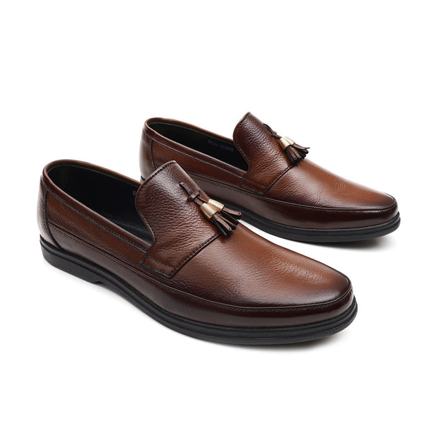 Starlet LEATHER SHOES - FCG-8094 BROWN MEN FORMAL