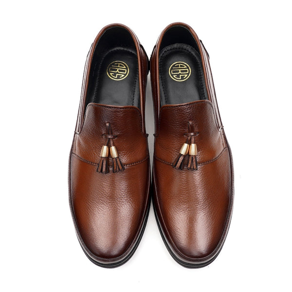starlet LEATHER SHOES - FCG-8094 BROWN MEN FORMAL