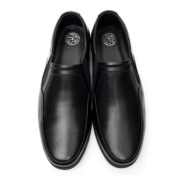 Starlet LEATHER SHOES - FCG-8095 BLACK MEN FORMAL