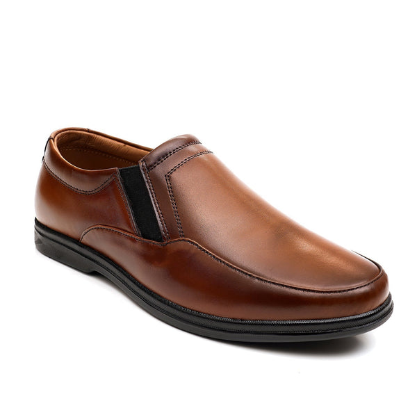 Starlet LEATHER SHOES - FCG-8095 TAN MEN FORMAL