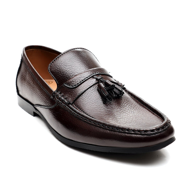Starlet LEATHER SHOES - FCG-8096 MAROON MEN FORMAL