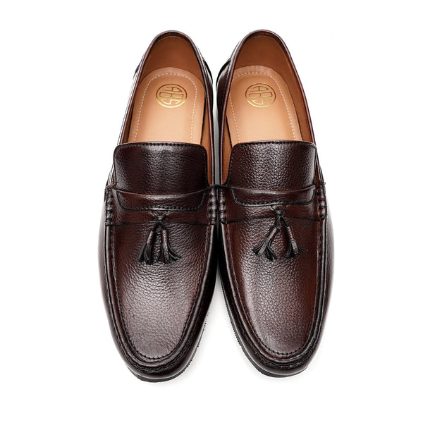 Starlet LEATHER SHOES - FCG-8096 MAROON MEN FORMAL