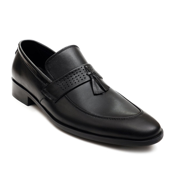 Starlet LEATHER SHOES - FCG-8110 BLACK MEN FORMAL