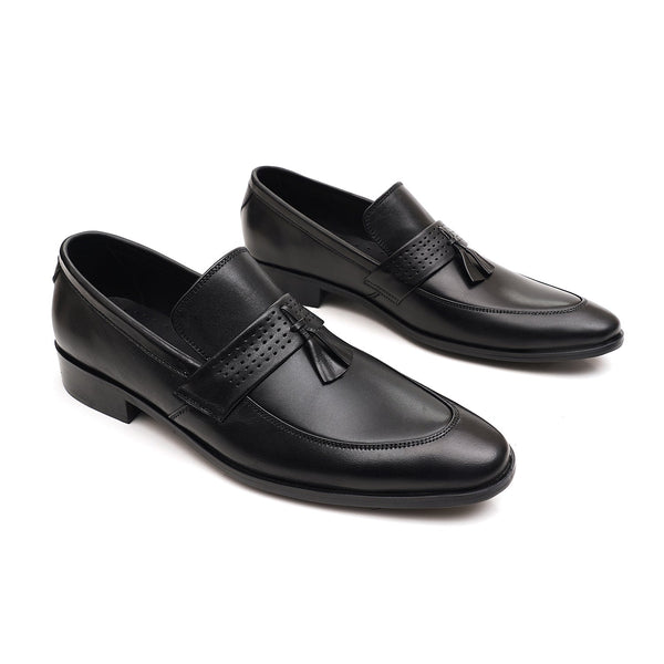starlet LEATHER SHOES - FCG-8110 BLACK MEN FORMAL