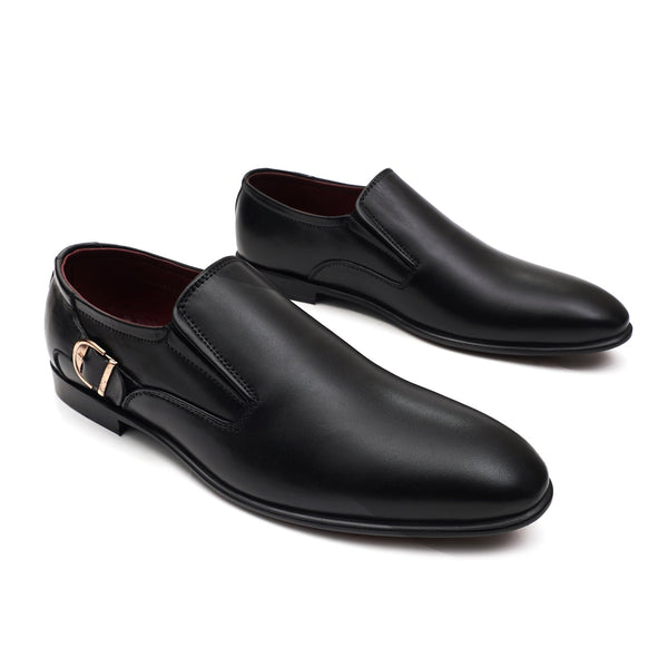 Starlet LEATHER SHOES - FCG-8111 BLACK MEN FORMAL