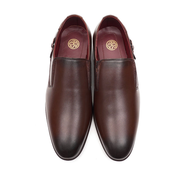 Starlet LEATHER SHOES - FCG-8111 BROWN MEN FORMAL