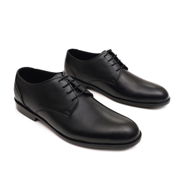 starlet LEATHER SHOES - FCG-8112 BLACK MEN FORMAL