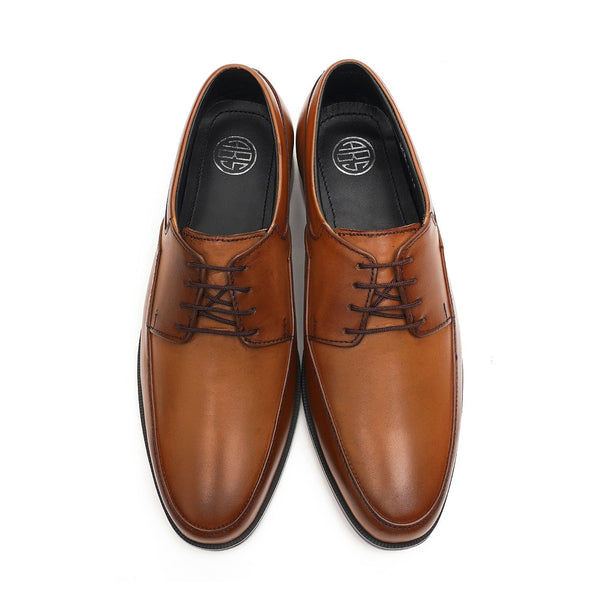 Starlet LEATHER SHOES - FCG-8113 TAN MEN FORMAL