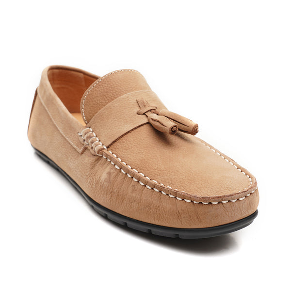 Starlet LEATHER SHOES - FLD-02 CAMEL MEN LOAFER