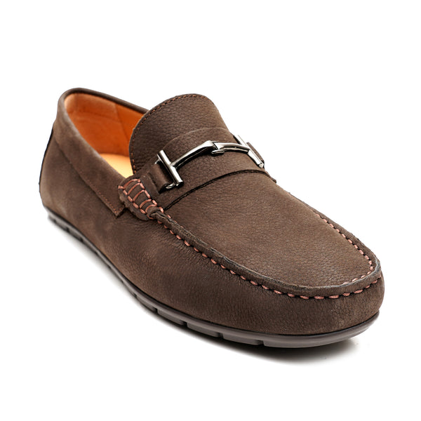 starlet LEATHER SHOES - FLD-04 BROWN MEN LOAFER