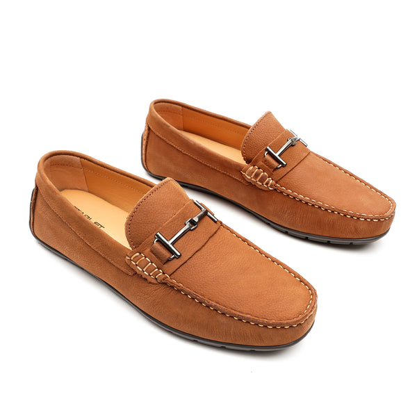 Starlet LEATHER SHOES - FLD-04 MUSTARD MEN LOAFER