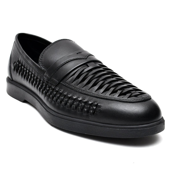 starlet LEATHER SHOES - LBY-007 BLACK MEN CASUAL